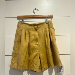 ASOS design textured linen blend shorts NWT